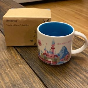 Starbucks Disney Parks Fantasyland "You Are Here" Coffee Mug 14 Ounce